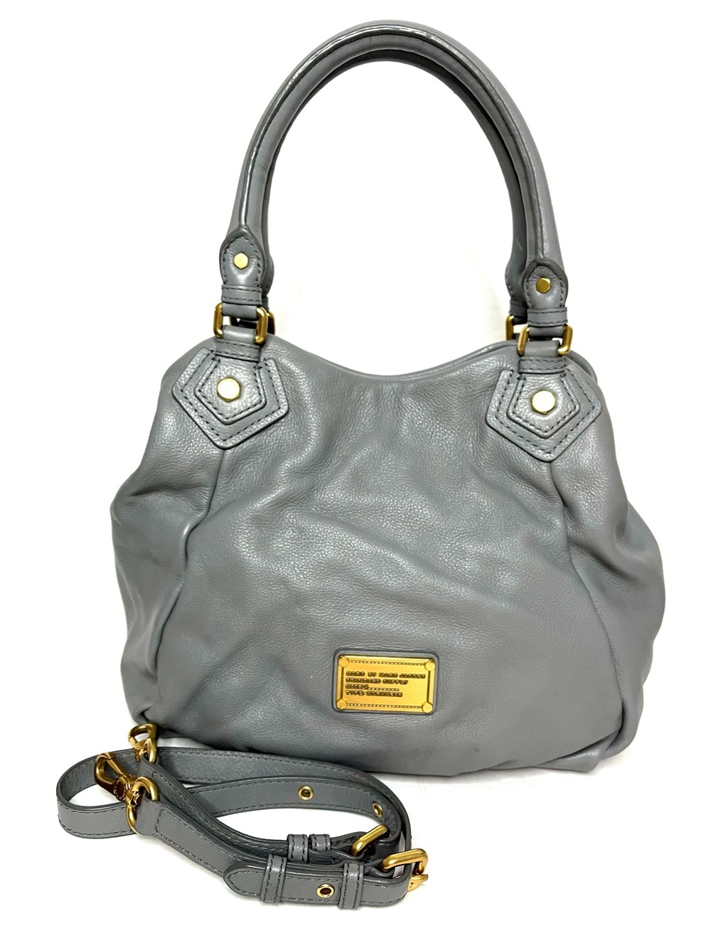 Marc by Marc Jacobs Classic Q Francesca Tote in Gray Leather - Picture 2 of 13